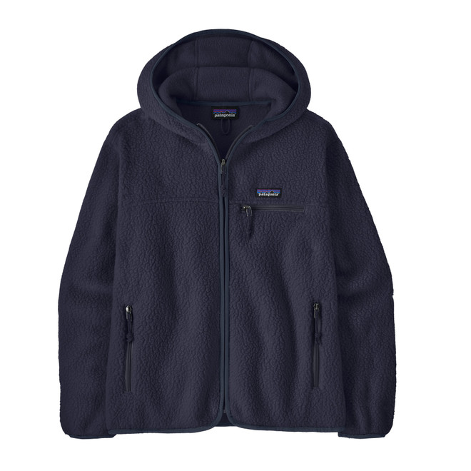 Women's Retro Pile Hoody - Sunken Blue