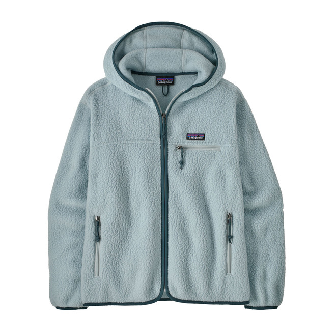 Women's Retro Pile Hoody - Virtually Blue