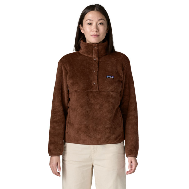 Women's Re-Tool Half-Snap Pullover - Berm Brown - Front