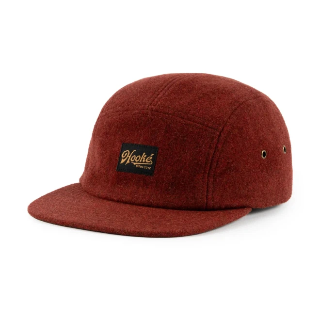 Wool Camper Hat - Red Leaf