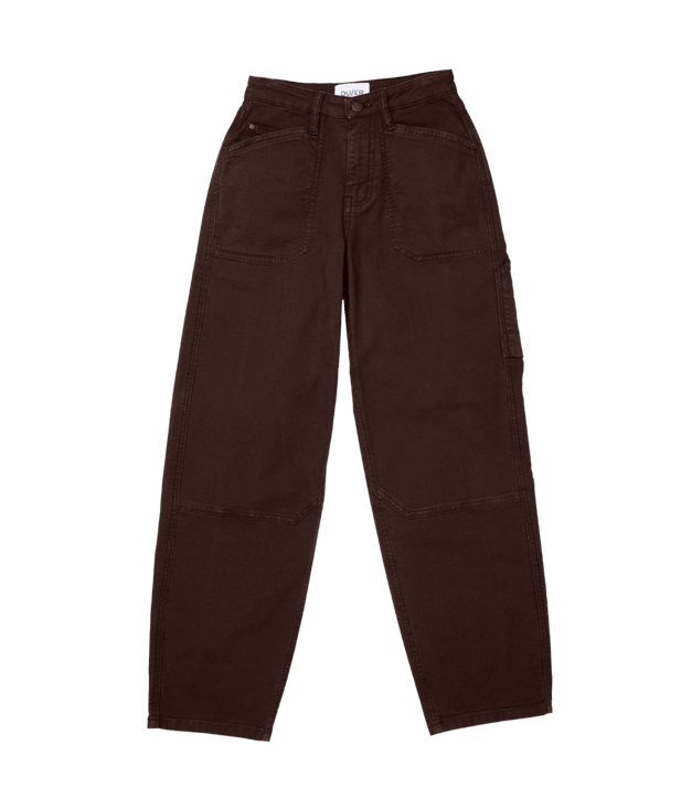 Women's Stretch Canvas Utility Pant -30L - Garment Dye Espresso