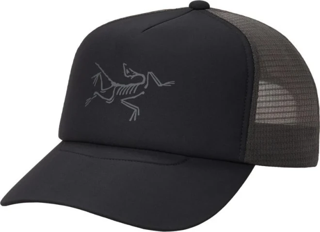 Bird Trucker Hat - Black/Cloud