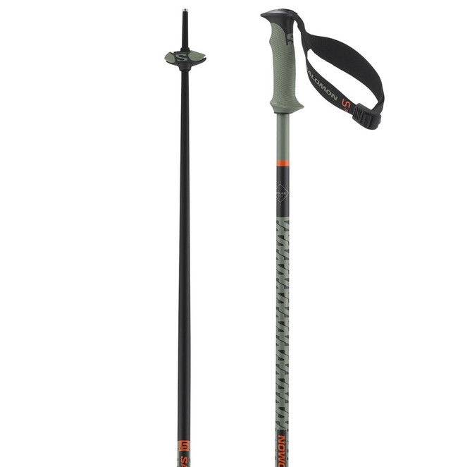 Polar Pro S3 Ski Poles - Oil Green