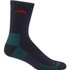 Men's Hiker Micro Crew Midweight Hiking Sock - Blackberry