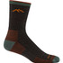 Men's Hiker Micro Crew Midweight Hiking Sock - Walnut