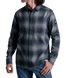 Men's Law Flannel Long Sleeve - Steel Blue Men's Law Flannel Long Sleeve - Steel Blue