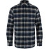 Men's Övik Heavy Flannel Shirt - Dark Navy/Buckwheat Brown