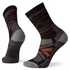 Men's Hike Light Cushion Mountain Range Pattern Crew Socks - Black Men's Hike Light Cushion Mountain Range Pattern Crew Socks - Black