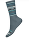 Smartwool Everyday Zig Zag Valley Crew-Pewter Blue
