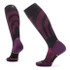Women's Run Targeted Cushion Compression Over-The-Calf Socks - Black
