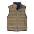 Reversible Cotton Down Vest - Smolder Blue Reverse