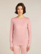 Women's Merino 260 Tech Long Sleeve Crew Thermal Top - Blush