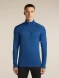 Men's Merino 260 Tech Long Sleeve Half Zip Thermal Top - Lazurite