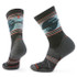 Women's Trail Run Targeted Cushion Sunset Trail Crew - Charcoal