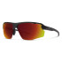 Resolve - Mirrorred Lens - Matte Black + ChromaPop Red Mirror Lens