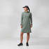 Women's Abisko Sun-Hoodie Dress - Patina Green