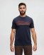 M's Retro Treeline T-Shirt - Midnight Blue/Crimson