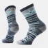 Women's Hike Dragon Stitch Mid Crew Socks Targeted Cushion - Deep Navy