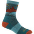 W's Celeste Micro Crew Mid-Weight Cushion - Teal