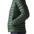 M's Down Sweater Hoody  - Treeline Green - Side