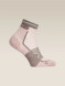 Women's Run+ Ultralight Mini Socks - Pink Quartz/Porcini