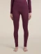 Women's Merino 200 Oasis High Rise Thermal Legging - Dark Berry