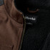 Men's Mustang Pile Work Vest - Dark Brown/Black