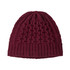 Coastal Cable Beanie - Berry Fig