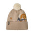  Powder Town Beanie - Nature's Pace Knit: Dark Natural