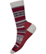 Everyday Snowed in Sweater Crew Socks - Tibetan Red Everyday Snowed in Sweater Crew Socks - Tibetan Red