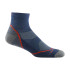 Men's Light Hiker Quarter Lightweight Hiking Socks - Denim
