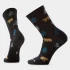 Everyday Through The Trees Crew Sock - Black