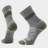 M Hike Light Cushion Striped Mid Crew Socks - Ash Charcoal