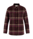 Women's Singi Flannel Overshirt - Black Oak/Port