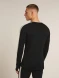 Men's Merino 200 Oasis+ Long Sleeve Thermal Crew - Black/Jet Heather/Undyed/CB - Back