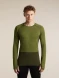 Men's Merino 200 ZoneKnit Longsleeve Crewe - Dark Loden/Sphagum