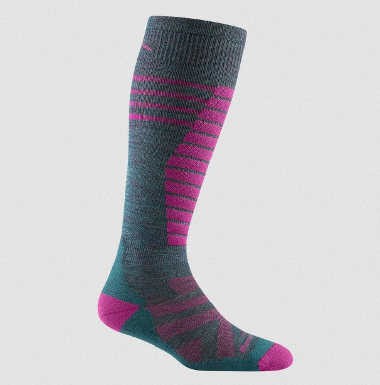 Women's Edge Over-The-Calf Ski Socks - Teal