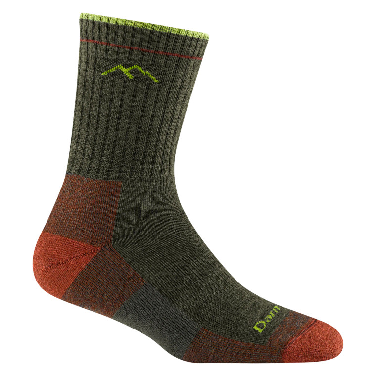 Women's Hiker Micro Crew Midweight Hiking Sock - Forest