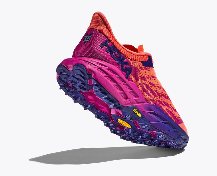 Women's Speedgoat 5 WIDE Trail Running Shoe - Festival Fuchsia/Camellia