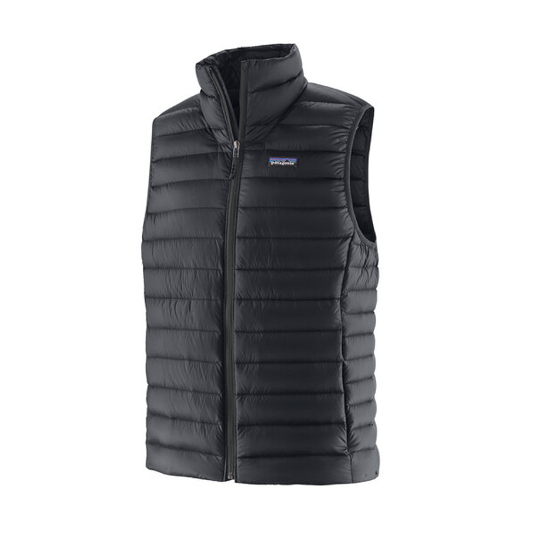 Men's Down Sweater Vest - Black