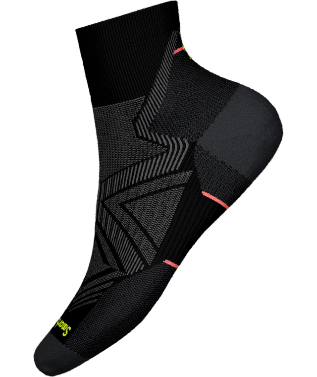 Women's Run Zero Cushion Ankle Socks - Black