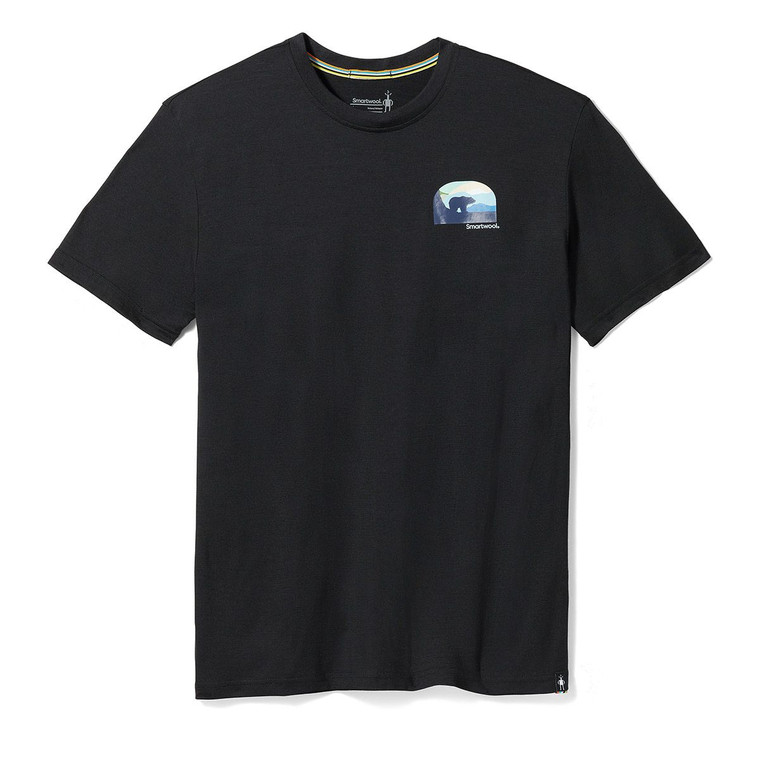 Men's Bear Country Graphic Short Sleeve T-Shirt - Black