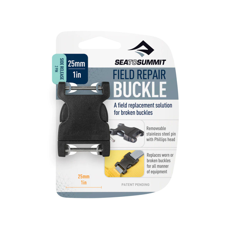 Side Release Field Repair Buckle with 2 Removable Pins (25mm | 1in)