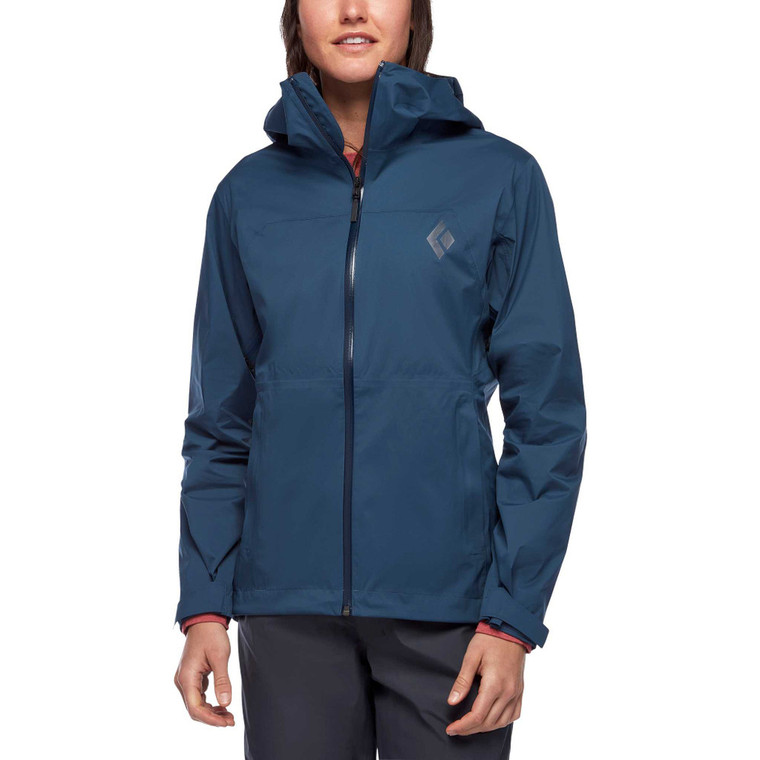 Women's Stormline Stretch Rain Shell - Ink Blue