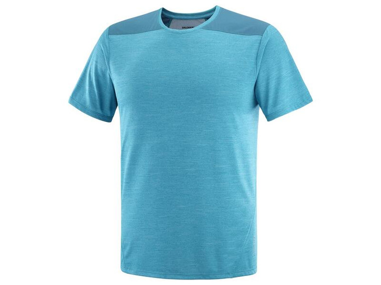 Men's Outline Short-Sleeve Tee - Deep Dive/Tahitian Tide