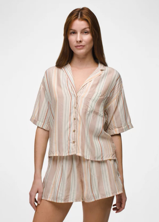 Women's Iguala Top - Clay Stripe