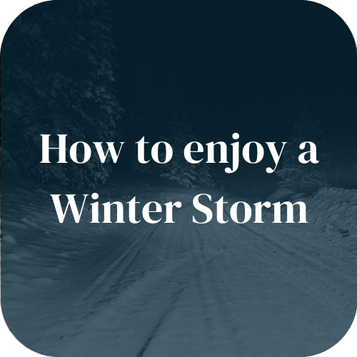 How to Enjoy a Winter Storm