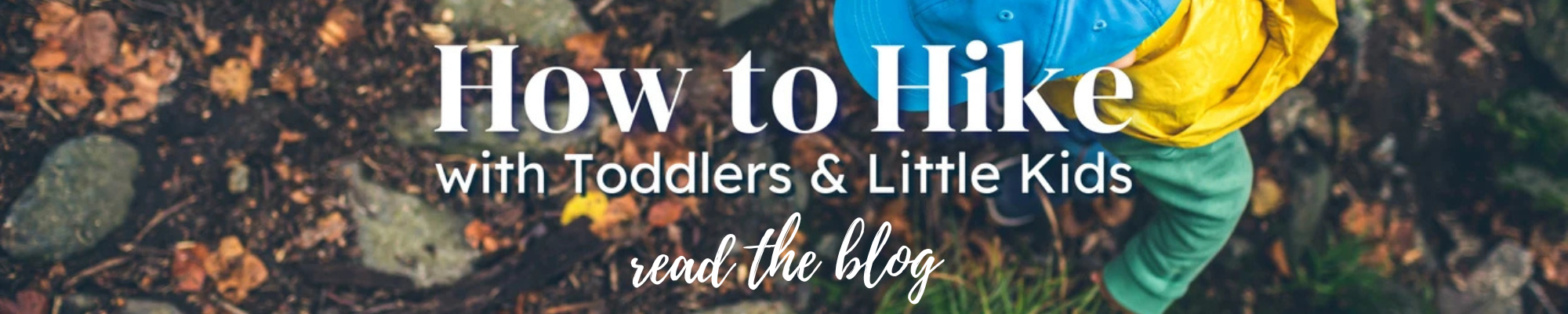 How to hike with Toddlers & Little Kids