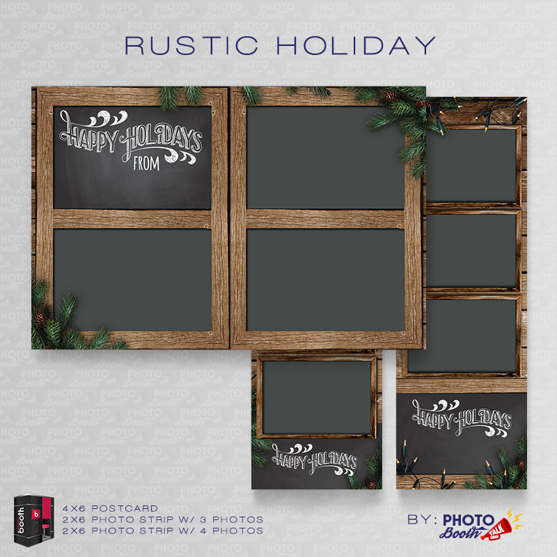 Rustic Holiday Bundle - CI Creative - Darkroom Templates