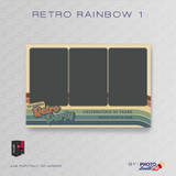 Retro Rainbow 1 Portrait Mirror 4x6 - CI Creative